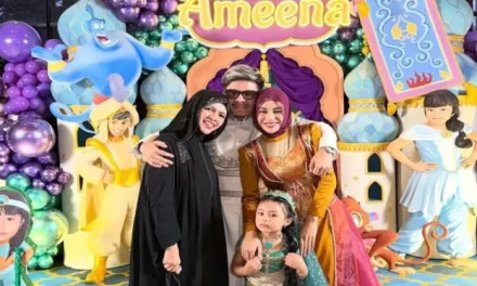 Meriah! Ultah Ke-4 Ameena, Geni Faruk Datang Beri Dukungan