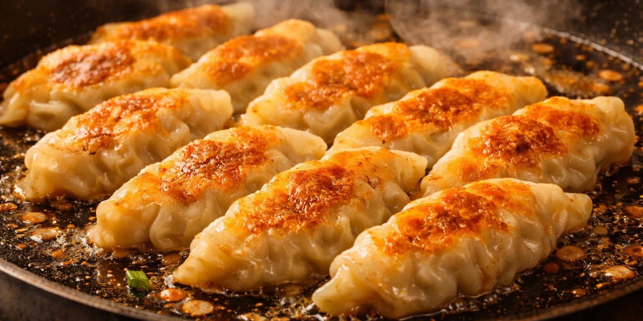 Kuliner Gyoza! Camilan Jepang Dengan Isian Gurih & Saus Khas
