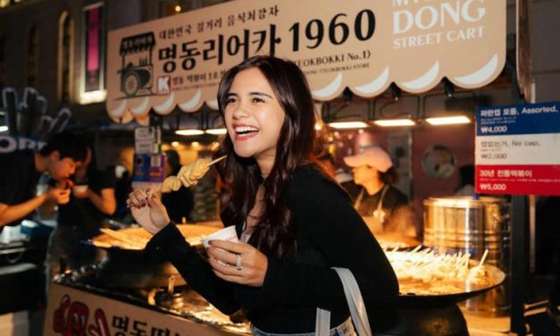 Audi Marissa Nikmati Wisata Kuliner Di Myeongdong, Seoul