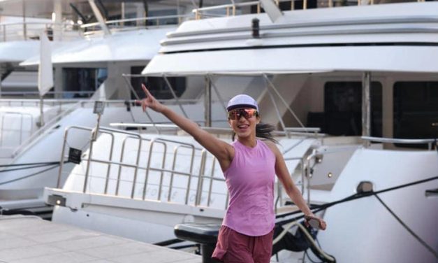 Azizah Salsha Tampil Fresh Saat Jogging Di Monte Carlo Monako